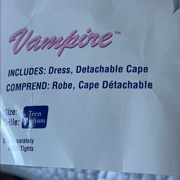 Black Vampire Robe - Picture 2 of 2